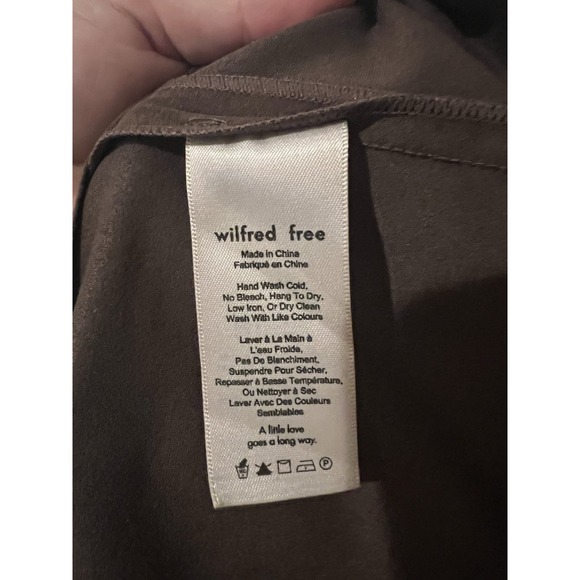 Wilfred Free Vivienne Dress Faux-Suede Tank Dress Size‎ Large Women's - Picture 3 of 7